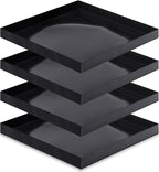 Teenyyou 4 Pcs 12 x 12 x 1 Inch PTFE Solid Oven Basket Non Stick Cooking Basket Cooking Trays for Quick Oven Accessories Baking Chips Chicken Wings Bread Heating