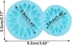 Sunflower Silicone Molds 3D Flower Fondant Mold for Cake Decorating Cupcake Topper Chocolate Candy Gum Paste Polymer Clay