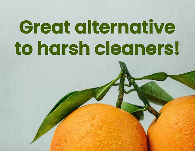 Premium Cold Pressed Orange Oil Concentrate- 16 oz (with D-Limonene), Concentrated Cold Pressed Orange Oil Cleaner - All-Purpose Citrus Cleaner and Degreaser Blend