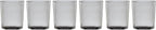 Oneida 895986 Stackables Smoke Tall Glasses, Set Of 6