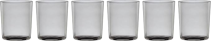 Oneida 895986 Stackables Smoke Tall Glasses, Set Of 6