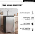 EdgeStar KC1000SS Craft Brew Kegerator for 1/6 Barrel and Cornelius Kegs
