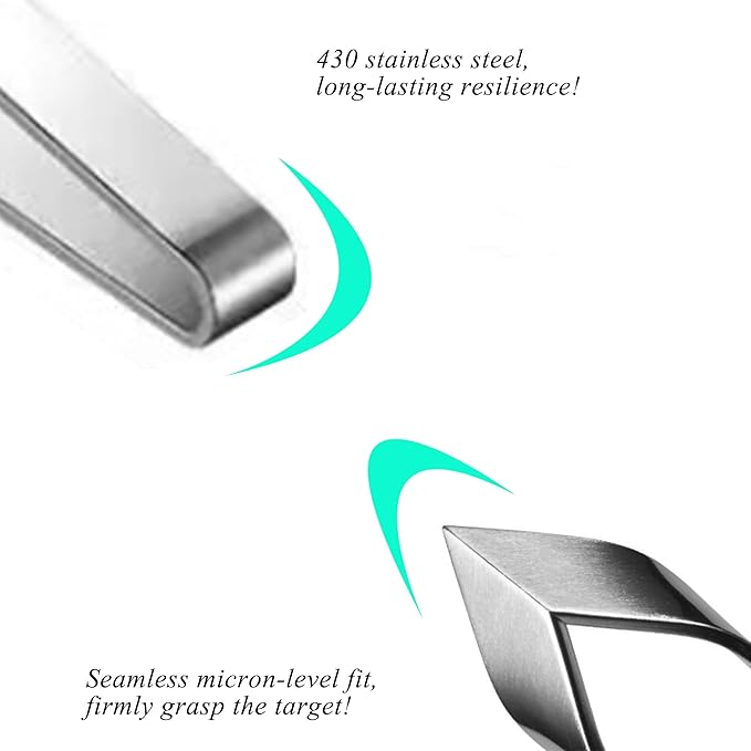 1 PCS Fish Bone Tweezers Kitchen Flat Tweezers Fish Bone Pliers Suitable for Salmon and Sea Bass Deboning and Kitchen Meat Hair Cleaning Tool Silver, 4.3", LXLVOUEG