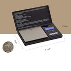 Digital Food Scales Precision 500g/0.01g, Small Pocket Ounces Grams, Portable Travel, Jewelry Scale (Battery Included)