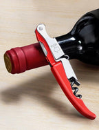CORKAS Wine Key - 2Pack Handcrafted Professional Waiters Corkscrew, Compact Heavy Duty Wine Opener with Double Hinged, Foil Cutter and Bottle Opener, Birthday Gifts for Severs, Sommelier, Bartenders