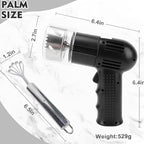 ASHATA Automatic Coconut Opener, Coconut Opener Tools Set, Stainless Steel Coconut Puncher, Coconut Meat Removal Tool, Electric Coconut Puncher Opening Tool for Young and Mature (Black)
