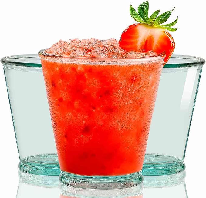 COURONNE Verra Clear Water Glass, Recycled Drinking Glass for Candles, Bar & Home Decor, Dishwasher Safe, 10.1 oz