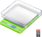 Fuzion Digital Scale .01 Gram Accuracy, 500g Mini Food Scales for Small Jewelry, Gold, Herb, Spice - Weight Gram and Oz