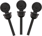 StixToGo Black Circle Beverage Plug for Disposable Lids, Package of 400
