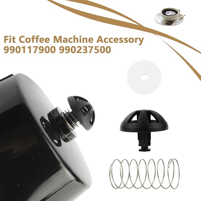 2-Pack Replacement Coffee Brew Basket Spring Loaded Stopper Kits, Fits Mr. Coffee, Black And Decker, Hamilton Coffee Maker Parts, Replaces Part Numbers 112435-000-000 185774-000-000