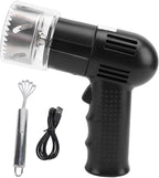 ASHATA Automatic Coconut Opener, Coconut Opener Tools Set, Stainless Steel Coconut Puncher, Coconut Meat Removal Tool, Electric Coconut Puncher Opening Tool for Young and Mature (Black)