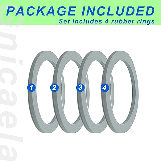 Blender Gasket Replacement Parts, Rubber Ring Seal Rings Blender Accessories for Oster and Osterizer Blender (4 Pieces)