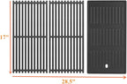 SafBbcue Matte Cast Iron Griddle Replacement Parts for Commercial Infrared Charbroil 463242715 463242716 463234413 463234614 469234815 463276016 466242715 466242815 463234815 463238114 G541-0016-w2