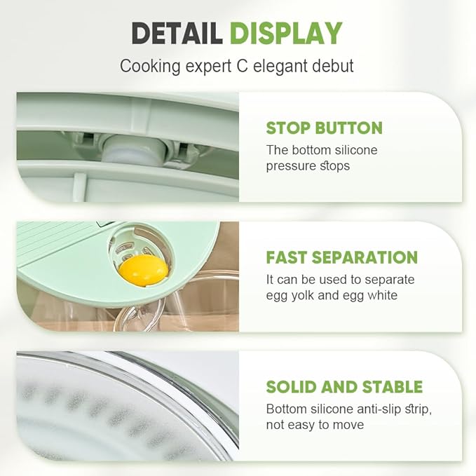 Salad Spinner with Slicer, Multifunctional Vegetable Spinner and Chopper, Large Capacity Salad Preparation Tool, Multi-blade Efficient Vegetable Washer for Home Kitchen (White)