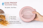 Mixing Bowls with Lids, 8-Piece Airtight Leak-Proof Nesting BPA-Free Bowl Set for Kitchen & Food Storage, Large 4200ml Capacity, Microwave & Dishwasher Safe