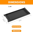 Upgraded WB31K10220 Griddle Replacement for GE Stove Parts 20" X 8.5" Cast Iron Center Griddle Plate C2S985SET9SS GE General Appliances Gas Range Parts Cafe Stove Top Cooktop Burner Flat Top Pan