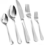 40 Piece Silverware Set,for Home,Kitchen,Restaurant.Flatware Set,Stainless Steel Cutlery Utensil Set include Forks,Knives,Spoons