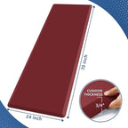 KitchenClouds Kitchen Mat Cushioned Anti Fatigue Rug 24"x70" Water Resistant, Non Slip, Standing and Comfort Desk/Floor Mats for House Sink Office (Red)