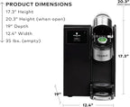 Keurig K-3550 Large Business Single Serve Coffee Maker, Plumbed, Silver/Black