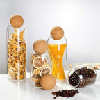 2Pcs Wooden Wine Cork Ball Stopper Plugs for Wine Decanter Carafe Bottle Replacement Wine Stoppers and Pourers Bar Tools