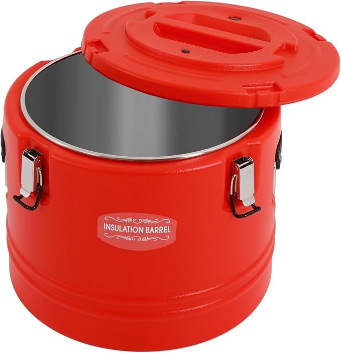 Insulated Soup Container 7.9 Gallon Commercial Food Warmer for Hot&Cold Food, Hot Box for Catering, Food Cooler Soup Carrier for Restaurant, Canteen 6H Insulation Time