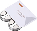 Wine Foil Cutter Tool for Wine Bottles 2 Pack Design Stainless Steel Blades Foil Remover Removes Foil Top Effortlessly Gift for Wine Lovers, Stainless Steel Silver