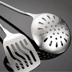 Kitchen Utensils Set，Cooking Utensils Spoons for Cooking Spatulas Stainless Steel Cooking Utensils Gadgets Spatulas Spoons 4 Pieces Sets Kitchen Tools