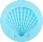 Seashell Fondant Molds Seashell Chocolate Silicone Mold for Cake Decorating Cupcake Topper Candy Gum Paste Polymer Clay