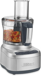 Cuisinart 8 Cup Food Processor, 350-Watt Motor, Medium to Fine Slicing Discs, FP-8SV, Silver
