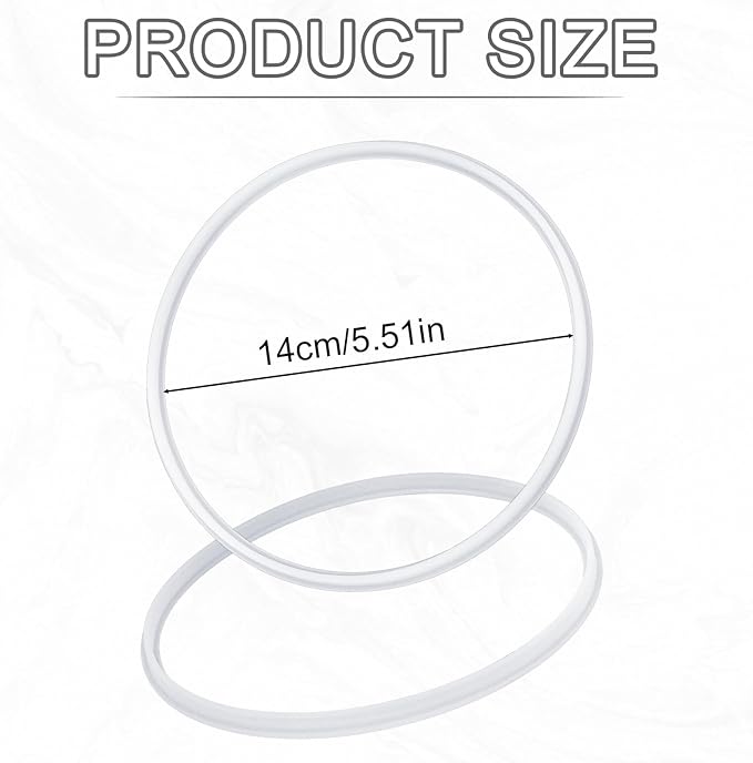2 Pcs Salad Spinner Gaskets, Silicone BPA Free Replacement Gaskets Compatible with OXO Good Grips Salad Spinner Fruit Washer Vegetable Cleaner