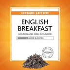 Twinings English Breakfast Loose Tea Tin, 7.05 Ounce Tin (Pack of 1), Smooth, Flavourful, Robust Black Tea Leaves, Caffeinated, Enjoy Hot or Iced