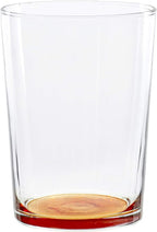 Red Co. Multicolor Large Drinking Glasses for Water, Juice and Cocktails, 16 Ounce - Set of 6