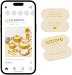 CAROTE 21pcs Cookware Set Nonstick Pots and Pans Set, Ceramic Cookware Set Induction Cookware, Non toxic Healthy Non Stick Kitchen Cooking Set, PFAS PTFE Free