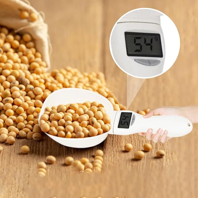 Digital Measuring Spoon, 2026 Upgraded Digital Food Measuring Scoop Scale 800g / 0.1g High Precision with LCD Screen, Electronic Kitchen Measuring Spoon Scale for Daily Meals, Kitchen Gadgets (3)