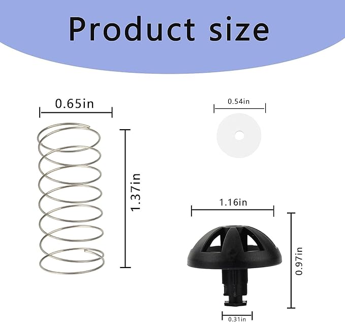 Coffee Machine Brew Basket Bottom Spring Loaded Stopper Kits Replacement Brew Basket For Hamilton Beach Coffee Makers -Fit Models 990117900 990237500 (5 Pcs)