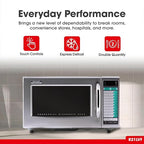 Sharp Medium-Duty Commercial Microwave Oven (15-0429) R-21LVF1 Cubic Feet