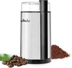 Coffee Grinder, Wancle Electric Coffee Grinder, Quiet Spice Grinder, One Touch Coffee Mill for Beans, Spices and More, with Clean Brush, Stainless Steel, 120V