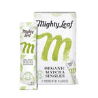 Mighty Leaf Tea, Organic Matcha Green Tea Singles - 1 Box of 12 Single Serve Packets, 100% Japanese Matcha, Unsweetened