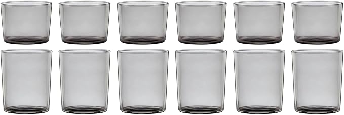 Oneida 895978 Stackables Smoke Drinkware, Set Of 12