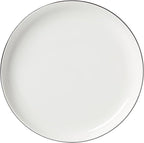 Oneida 896602 24 Seven Black Rim 12-Piece Dinnerware Set