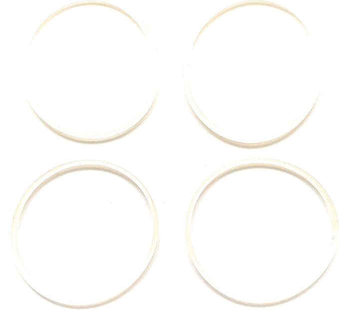 Replacement Gasket Compatible with Faberware Single Serve 4 Pack White 3" Diameter approximately (After market Part)
