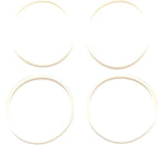 Replacement Gasket Compatible with Faberware Single Serve 4 Pack White 3" Diameter approximately (After market Part)