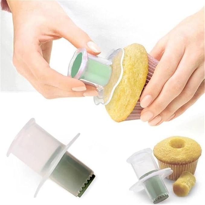 Random Color Cupcake Corer Decorating Divider Pastry Corer Model Cake Filler Corers Corers and Pitters Fruit and Vegetable Tools