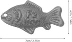 VOSAREA 2pcs Iron Fish Cooking Tool: Fish for Iron Deficiency Reusable - Safe Supplement for Pregnant Women Vegans and Athletes Food Soup & Drinks