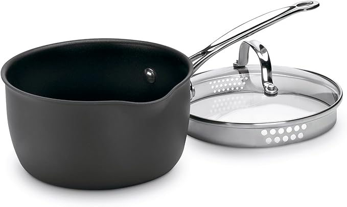 Cuisinart Chef's Classic Nonstick Hard-Anodized 2-Quart Cook and Pour Saucepan