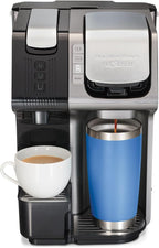 Hamilton Beach FlexBrew Trio 2-Way Coffee Maker, Compatible with K-Cup Pods or Grounds, Combo, Single Serve & Espresso Machine with 19 Bar Pump, 56 oz. Removable Reservoir, Black