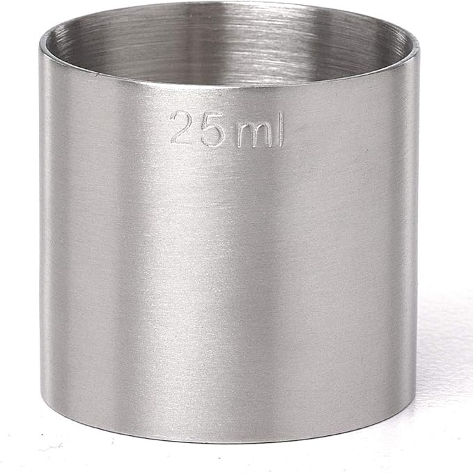 Barfly Thimble Measure, 25 ml., Stainless Steel