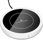 Coffee Mug Warmer for Desk 4H Auto Shut Off, Smart Coffee Cup Warmer with 3 Temperature Setting, Electric Mug Warmer Plate for Coffee, Milk, Tea (White)