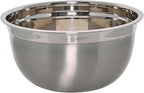 Chicago Metallic Stainless Steel Bowls, Versatile Nesting Mixing Bowls for Every Kitchen Task, Set of 3