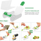 SHERCHPRY Multipurpose Sushi Roller Food Rolling Tool for Meat Vegetables Egg Rolls and Grape Leaves Easy to Use Kitchen Gadget